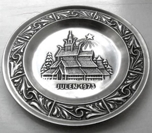 Christmas Plate 1973
Astri Holthe